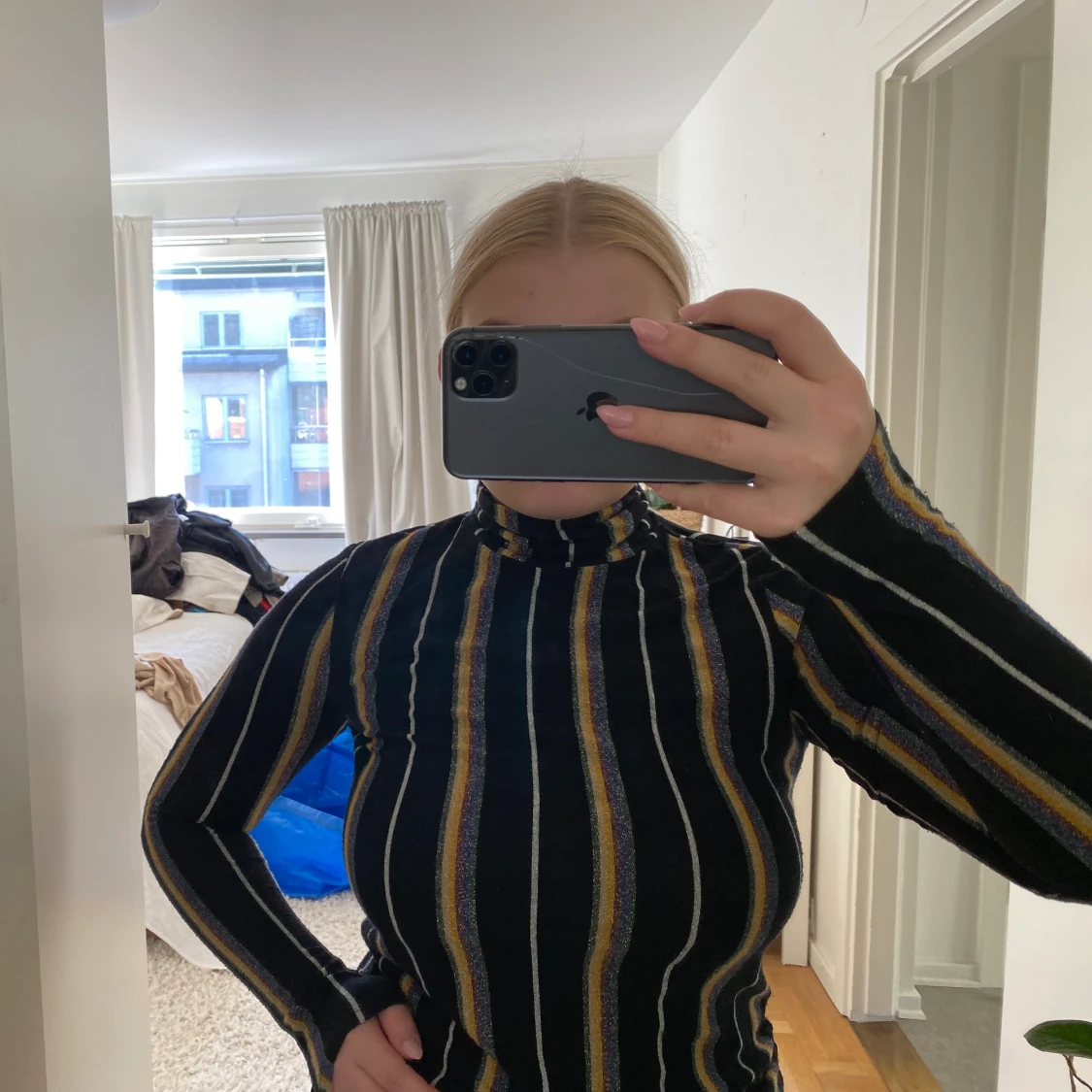 Randig polotröja - 90