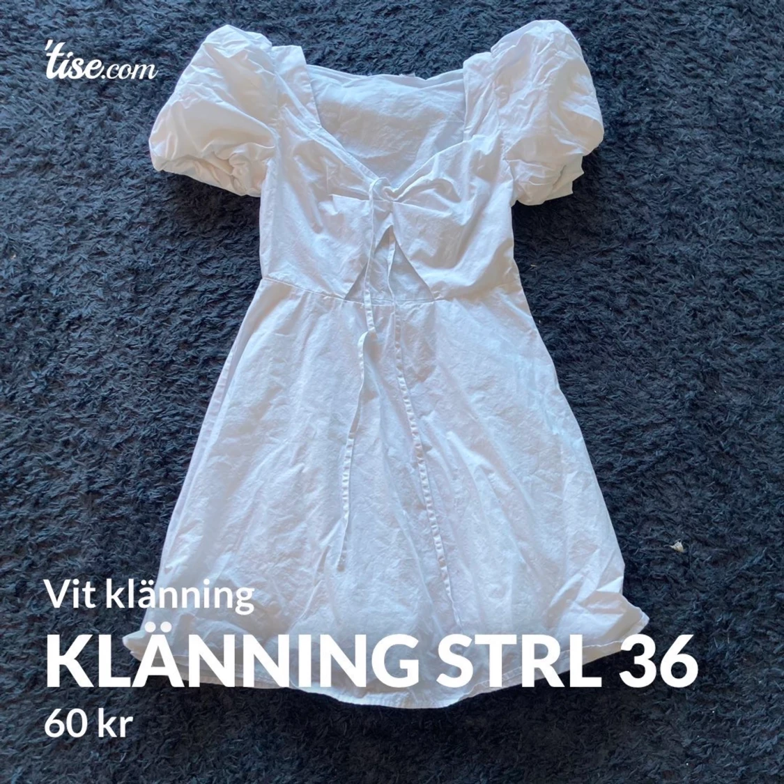 Klänning strl 36