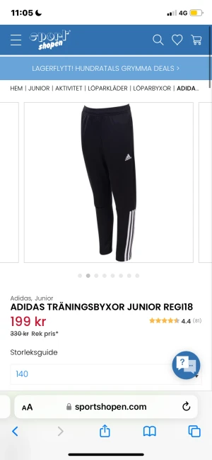 Adidas byxor - Adidas byxor från sportshoppen köptes för 330kr säljer för 100kr!🖤🤍storlek 152 alltså 11-12 years old 🥰vänd mobilen för att se bild 1&2!
