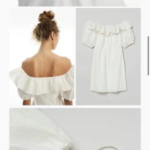 Hm klänning - Supersöt klänning från H&M i storlek M. Den är använd 2 gånger och därför i perfekt skick❤️Passar även bra till studenten☺️