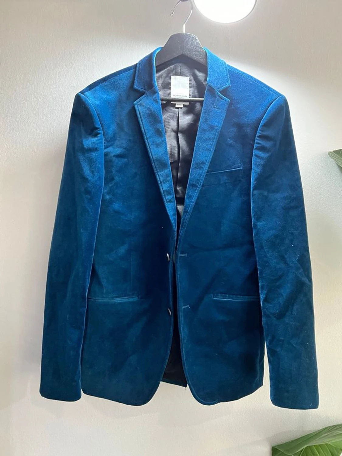 Lindbergh blå kavaj i sammet - 90