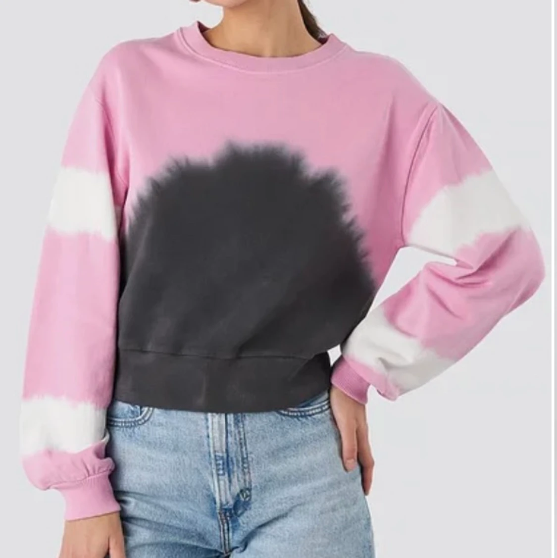 Oversized cropped sweatshirt  - 91