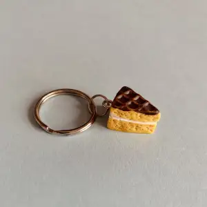 En nyckelring som en liten tårtbit🍰✨ (Smycke på 1 - 1.5cm) 35kr + 15kr frakt!! (Sänkt med 5kr 05/03/2024)