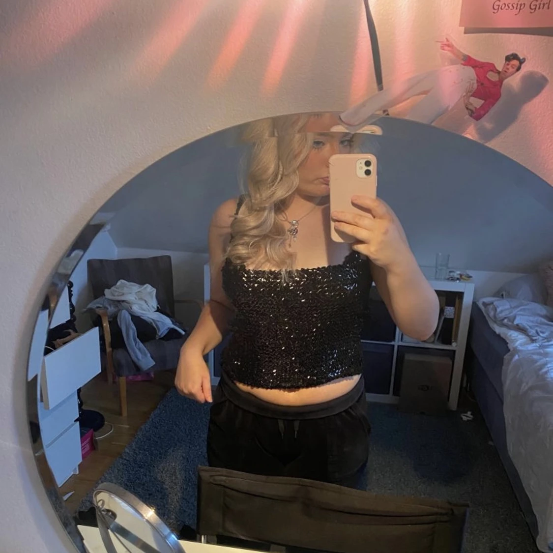 Glittrig festtopp - 91