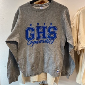 Vintage Russel Sweatshirt - Snygg grå Russel sweatshirt i storlek S! 