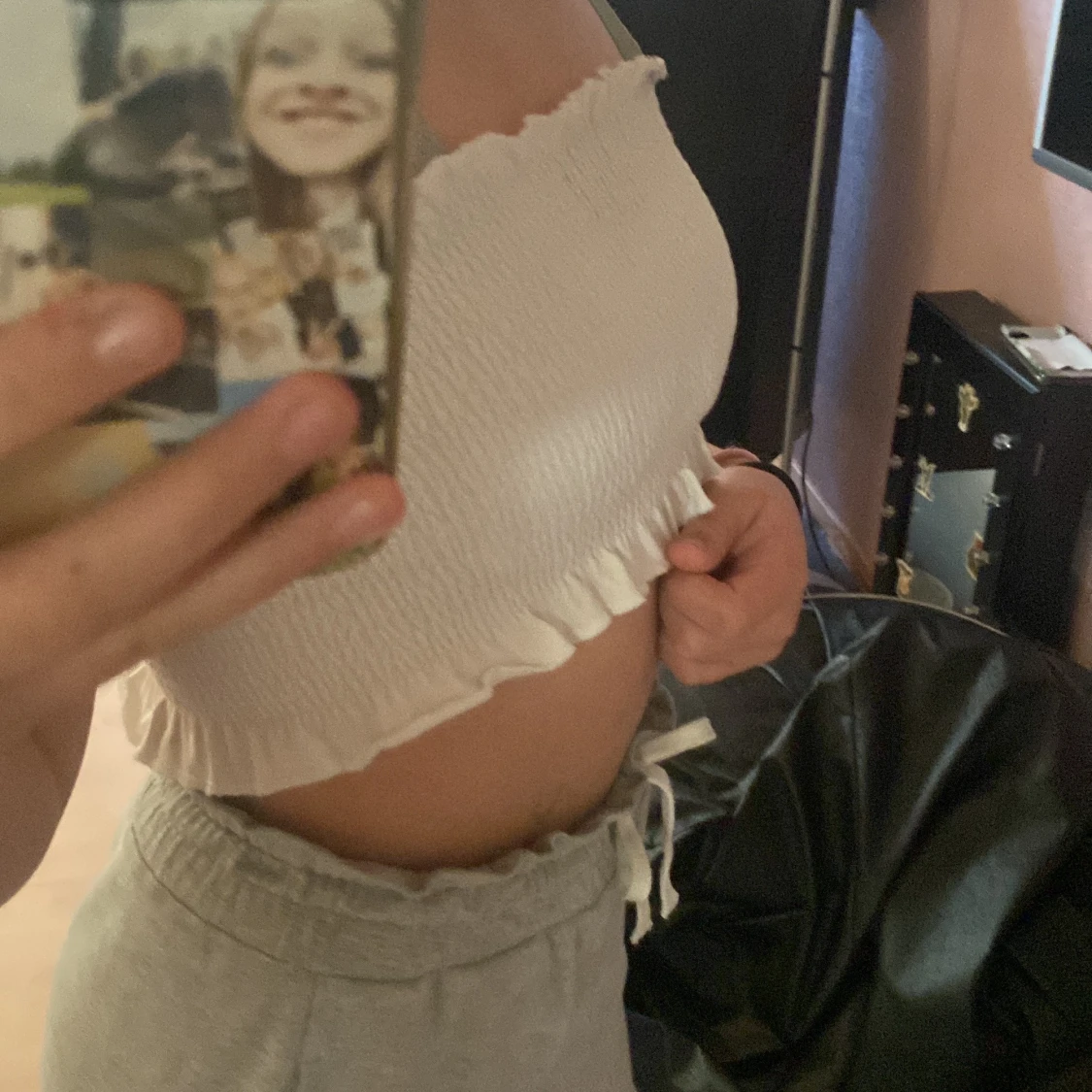 En vit fin topp - 90