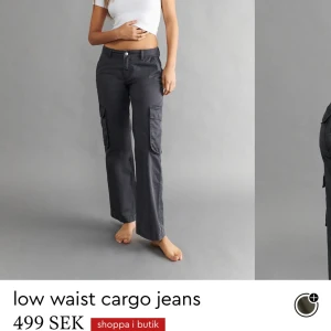 Cargo jeans Gina tricot - Helt nya med prislapp på. Storlek 34 som är utsålt. BUDA!!!