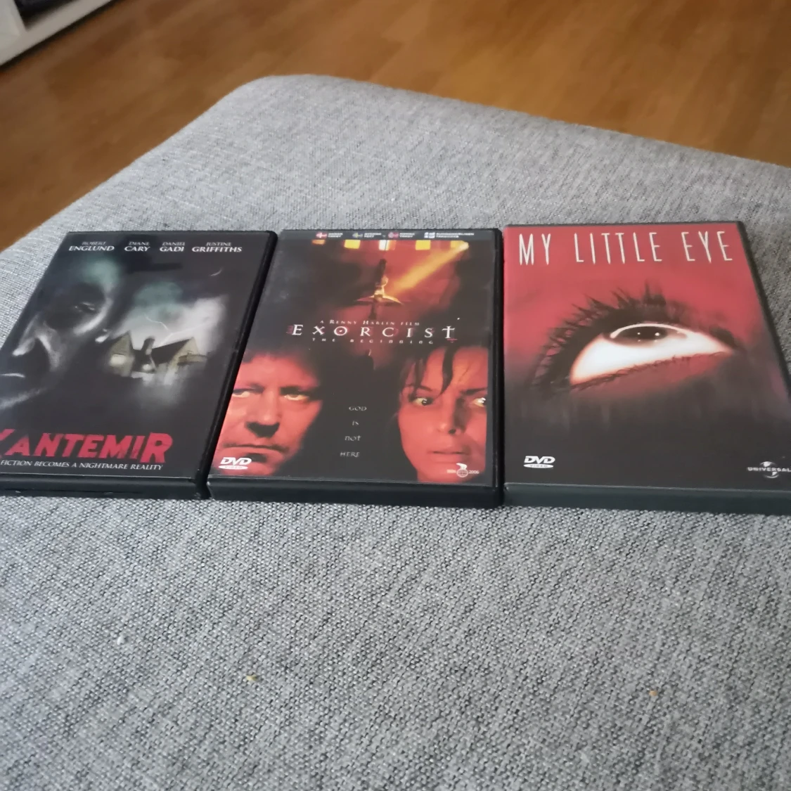 3 st dvd filmer 20 kr st eller alla för 60