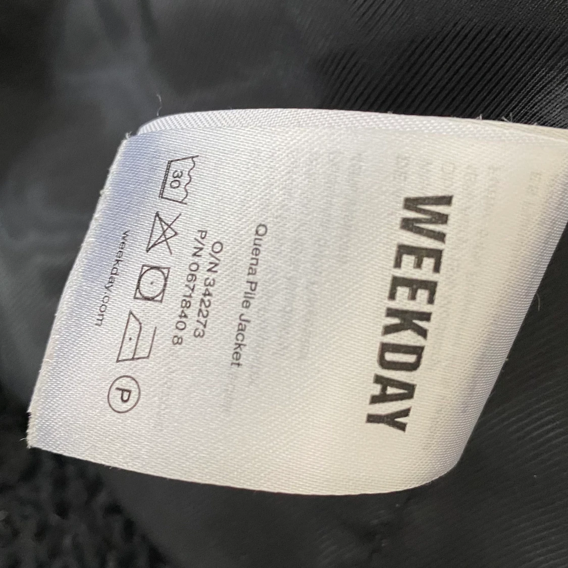 Weekday teddyjacka, S (oversize) - 90