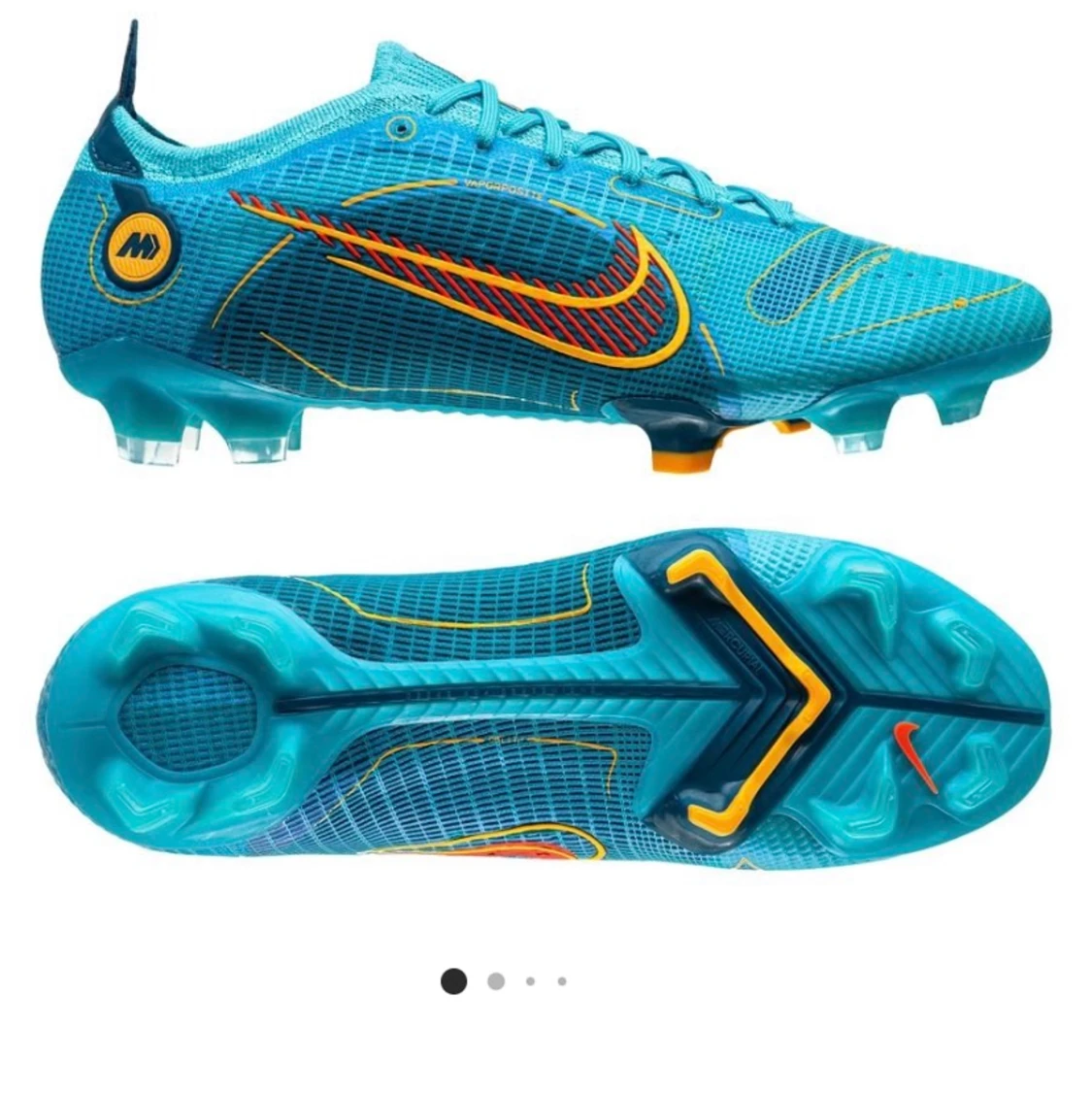 Nike mercurial vapor elite fg blueprint-blå-orange-blå
