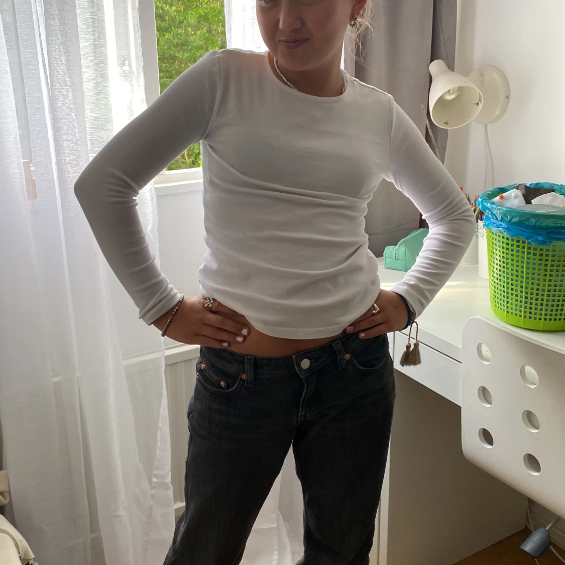 Vit tröja från  - 90