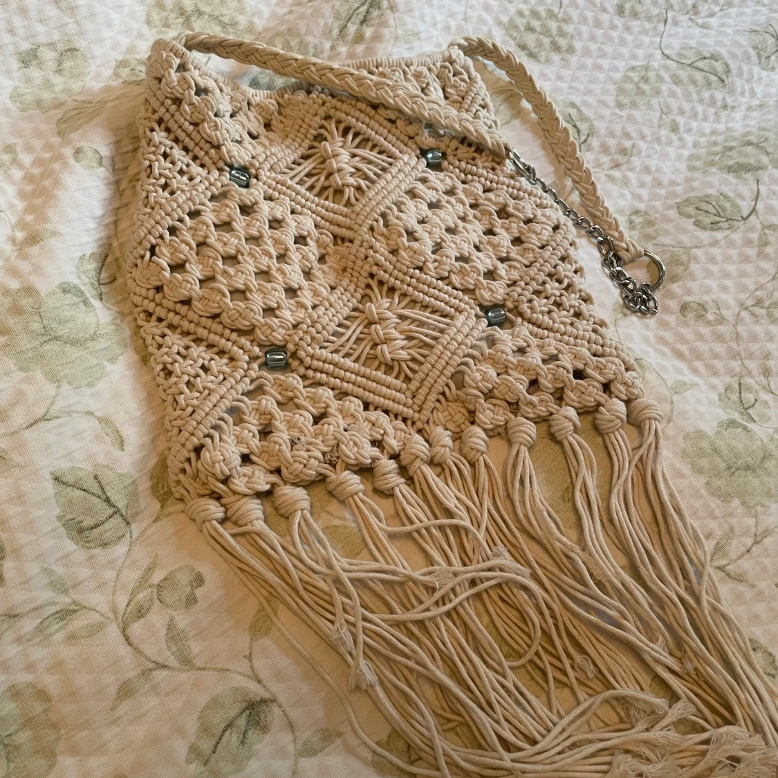 Virkad strandväska  - 90