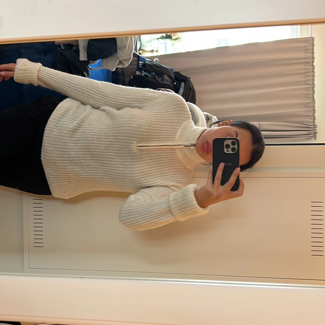 Whool blend, stickad tröja 