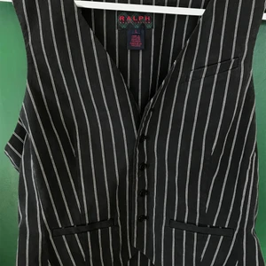 Randig waistcoat - 💓Vintage väst som tyvärr är för stor💓