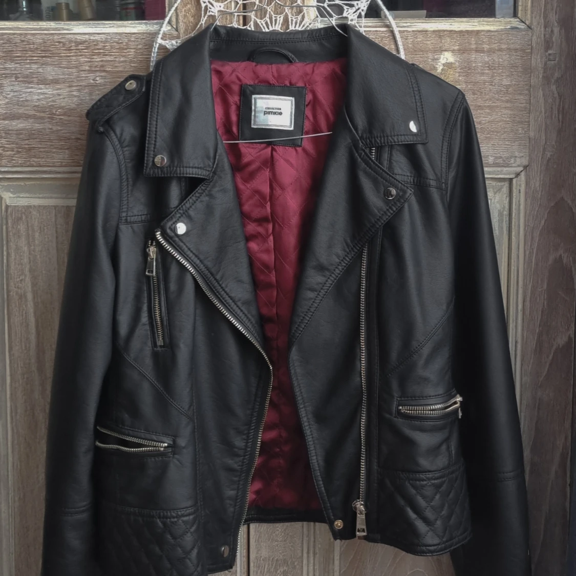 Leather Jacket Size S