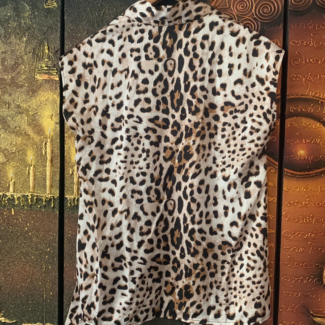 Leopard topp strl L - 91