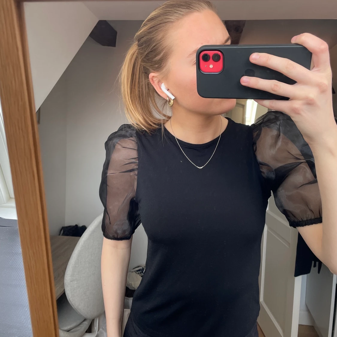 Svart blus Gina Tricot