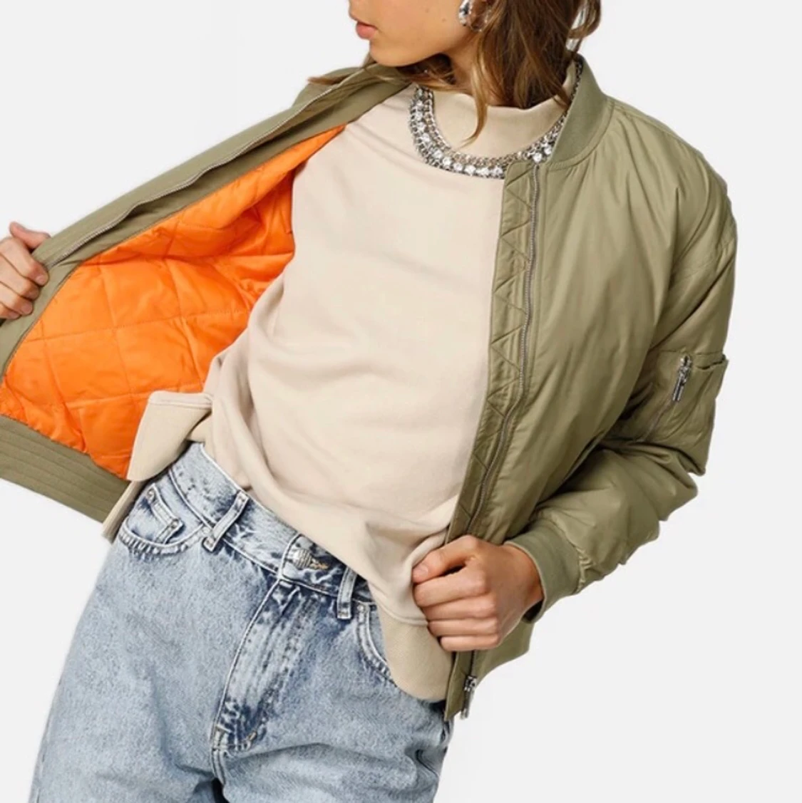 Junkyard grön bomberjacka