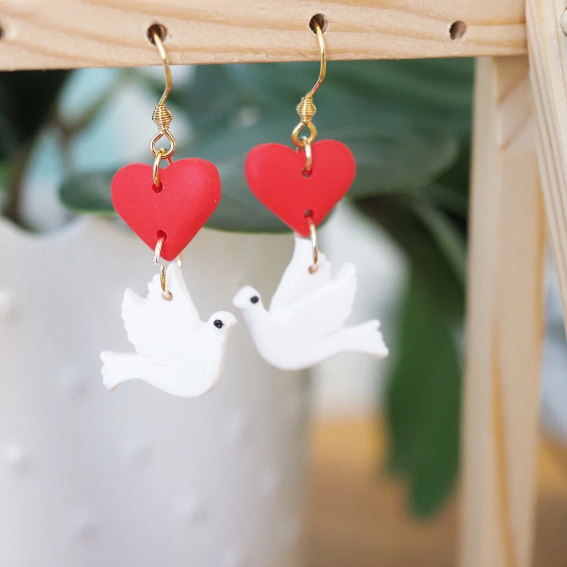 Peace dove 🕊 earrings  - 91