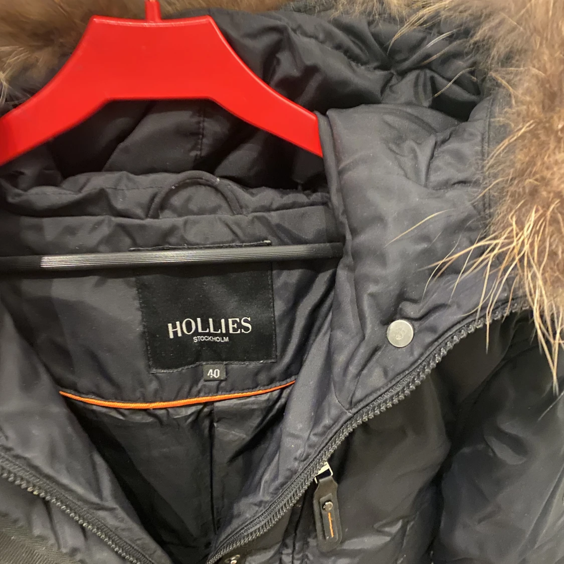 Hollies vinter jacka svart - 91