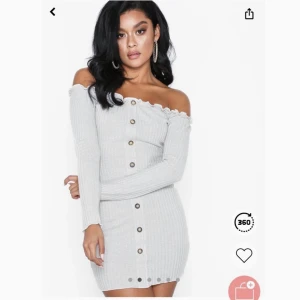 NLY One Button Front Rib Dress Strl M - NLY One Button Front Rib Dress  Strl M Mycket bra skick! Nypris 239:-