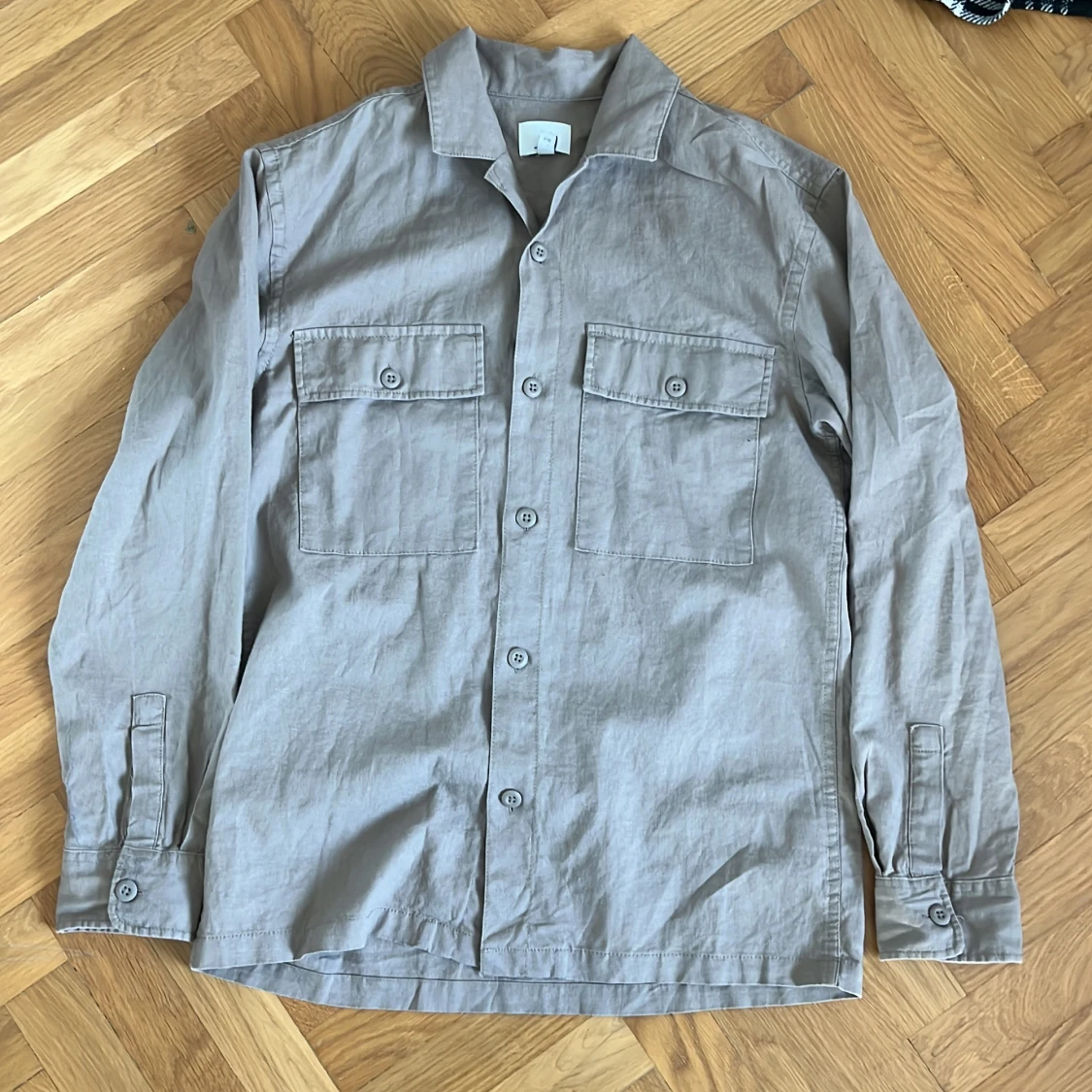 Linne/bomull skjorta