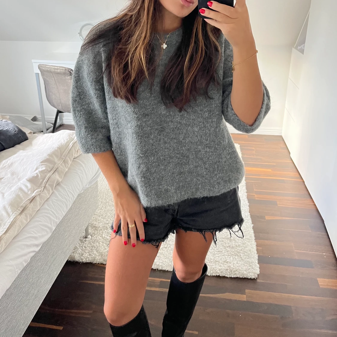 Stickad tröja, Lindex  - 90