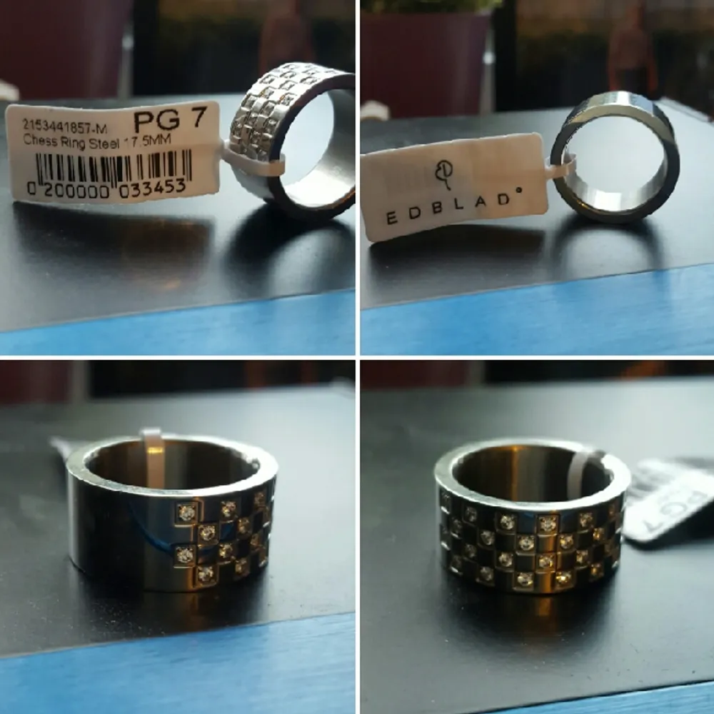 Ny ring från Edblad. storlek 17.5. Skickas mot porto max 20kr. 150+20kr. . Accessoarer.