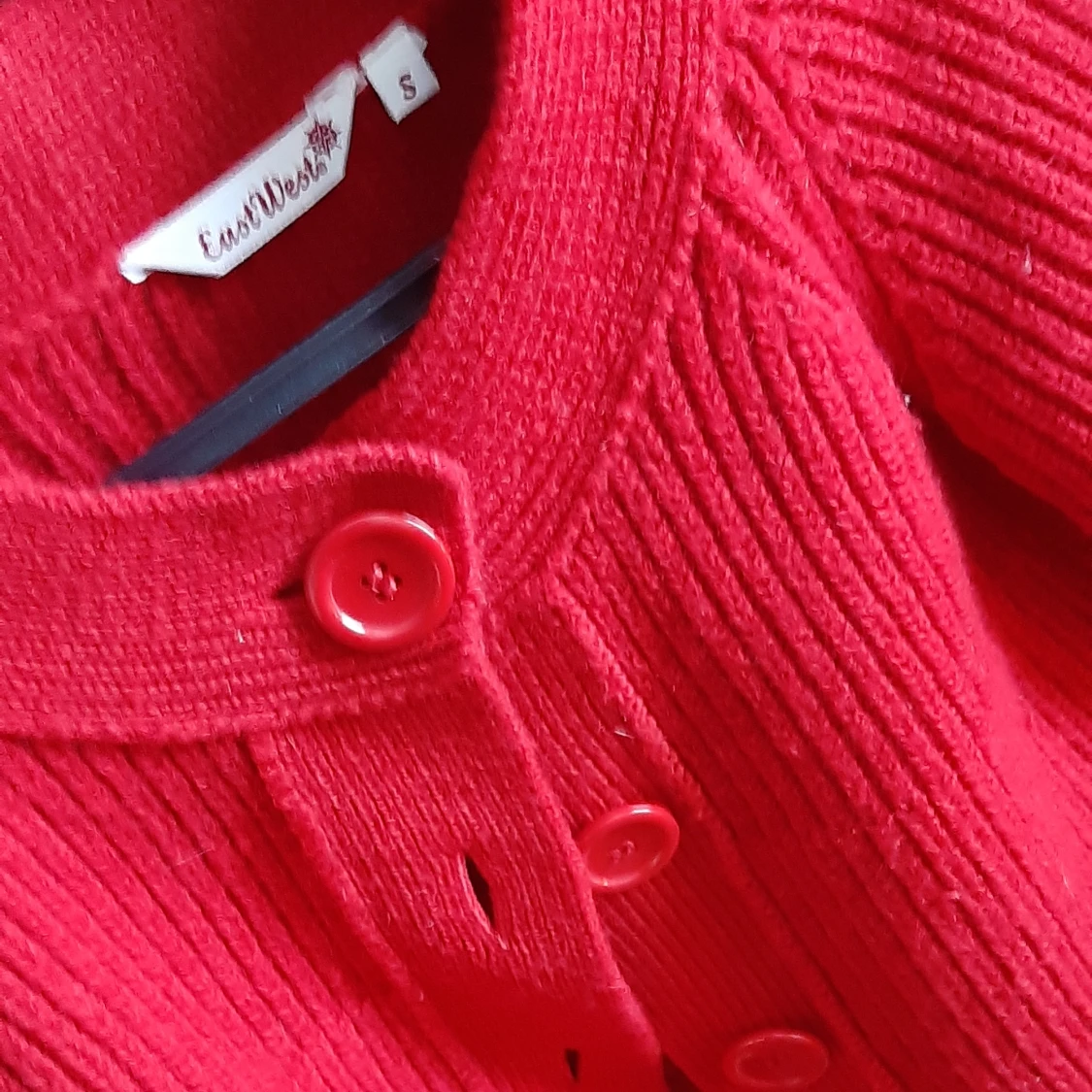 Röd kofta - 90