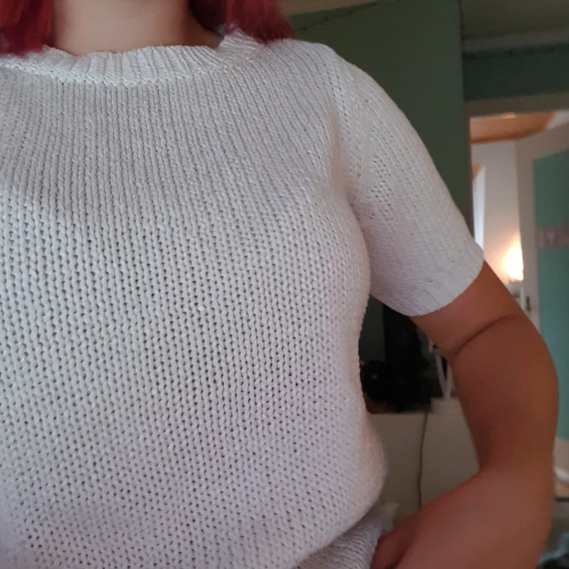 Stickad t-shirt - 90