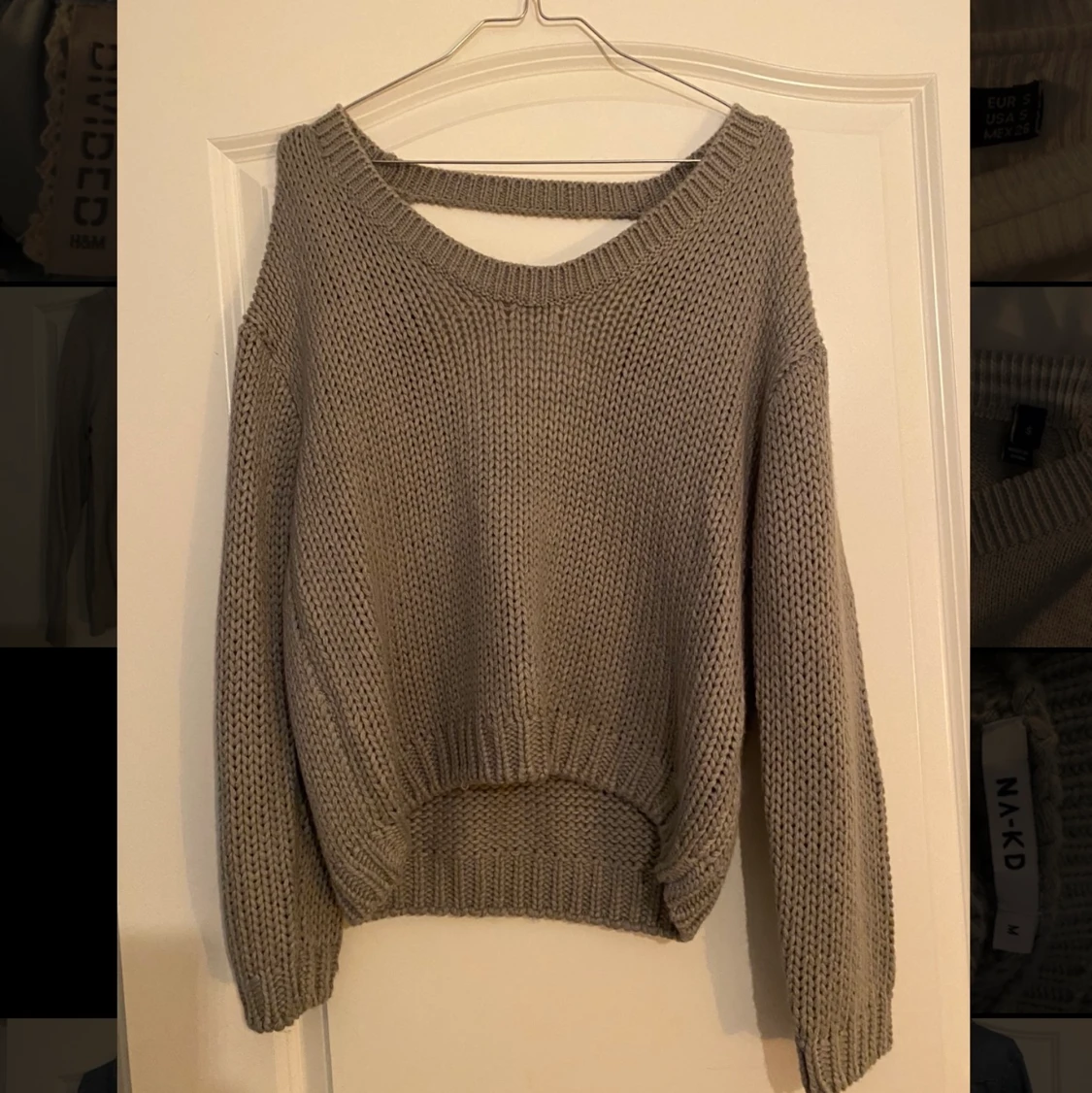 NA-KD stickad tröja