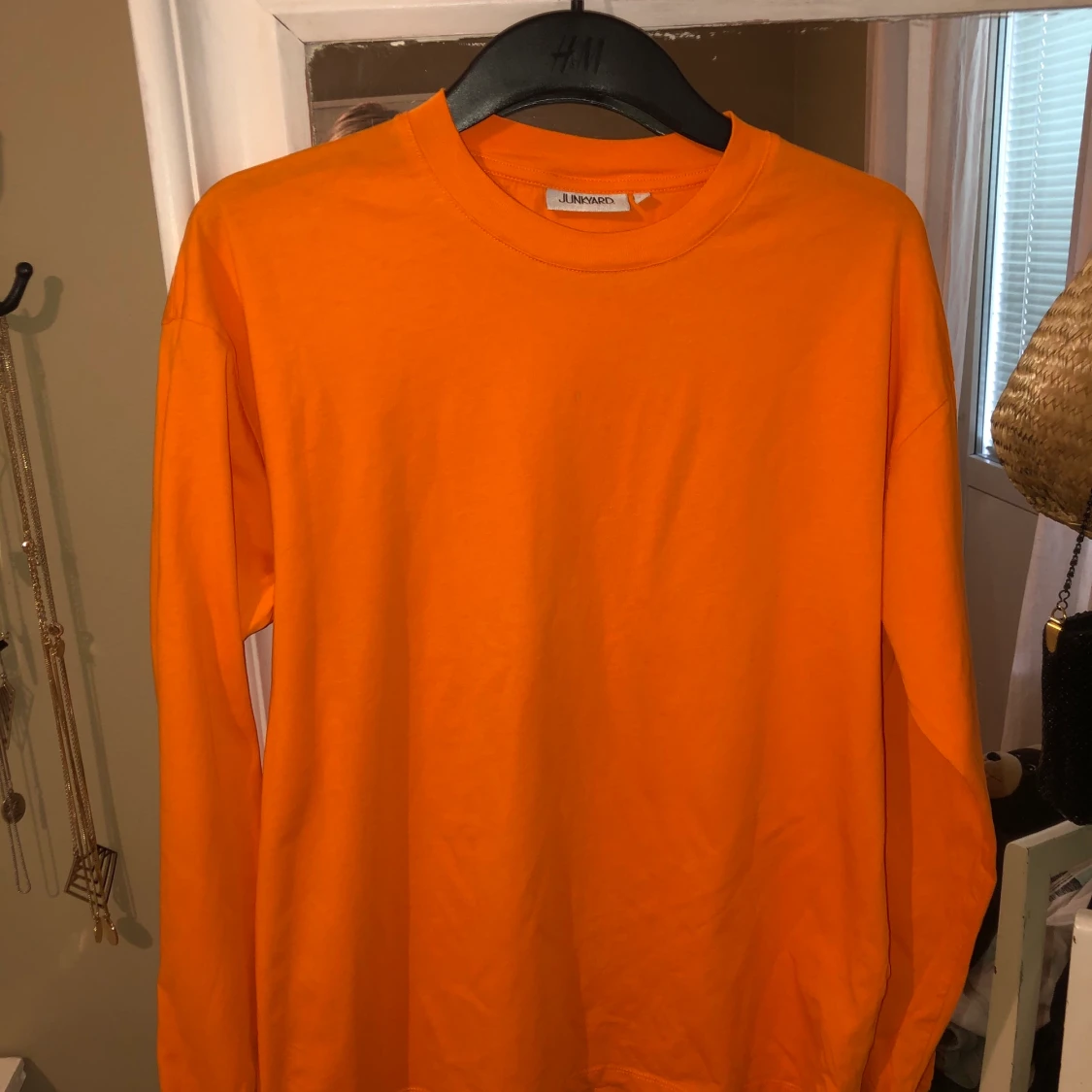 Orange långärmad tröja