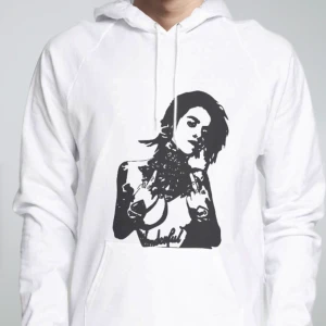 UntamedSoul - Hoodie med egendesignat tryck. Ny ej begagnad. 