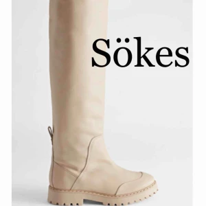  - Söker dessa Topstitched Knee High Leather Boots från &otherstories i storlek 38.