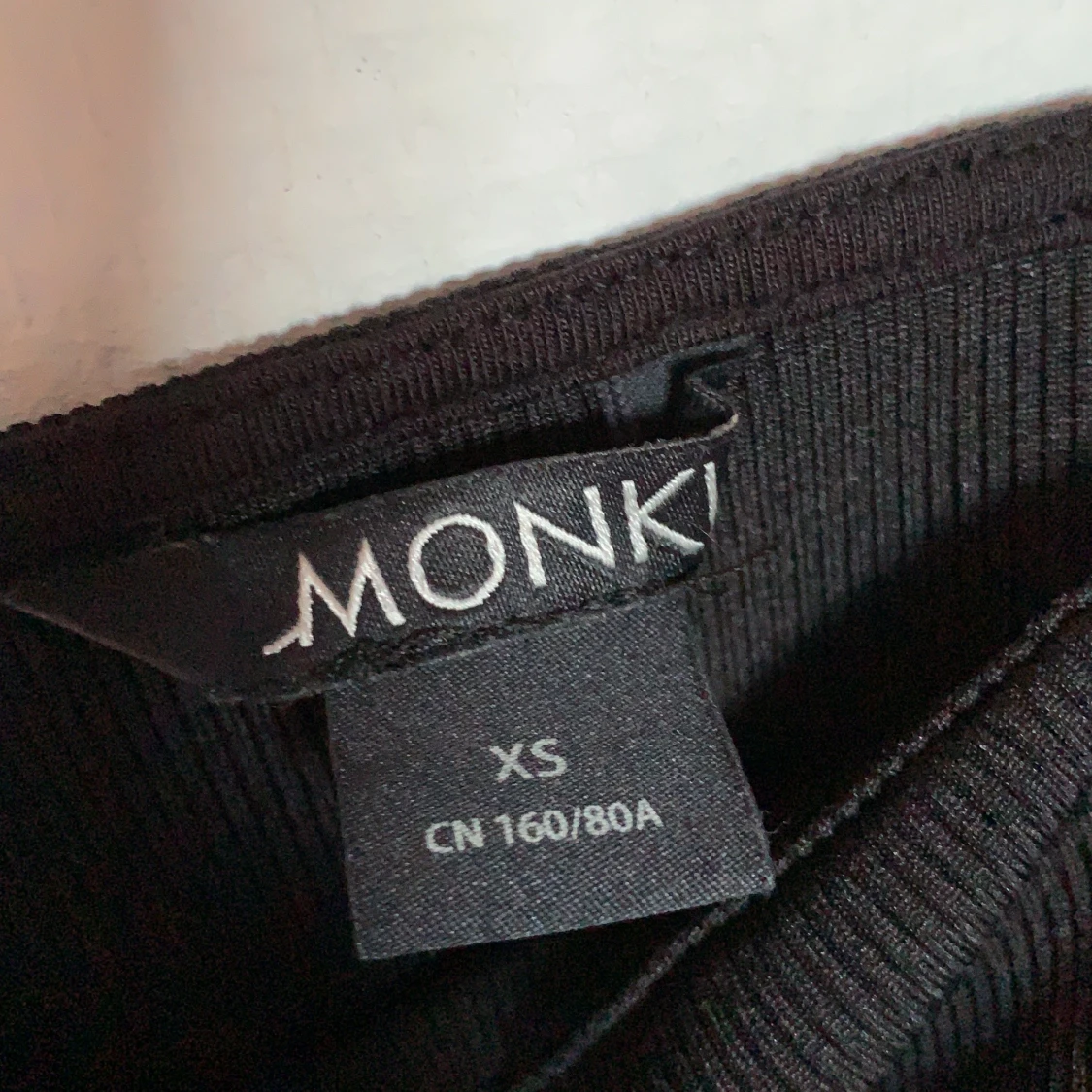 Monki rippad crop top, XS - 91