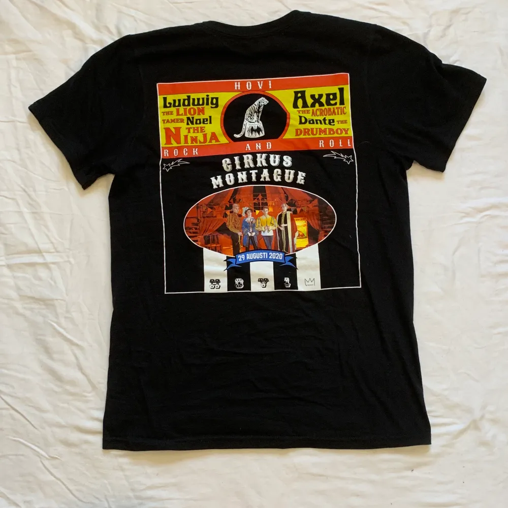 Hov1 Cirkus Montague t-shirt från deras konsert, nyskick använd 1 gång, frakt 45kr . T-shirts.