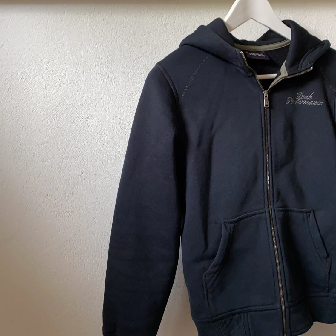 Hoodie, svart-blå - 90