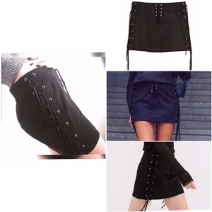  - Ny kjol från zara, i mockaimitation, med fransar. Storlek 34.   Kan skickas mot frakt eller mötas upp i Göteborg.