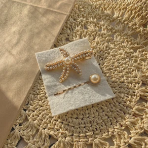 Hårklämma/ hår tillbehör  - ♥♥Product Details♥♥ ☆Material: Alloy ☆Color: As picture ☆Style: Korean Version ☆Packaging: 2 pcs of independent packaging Oanvänt 