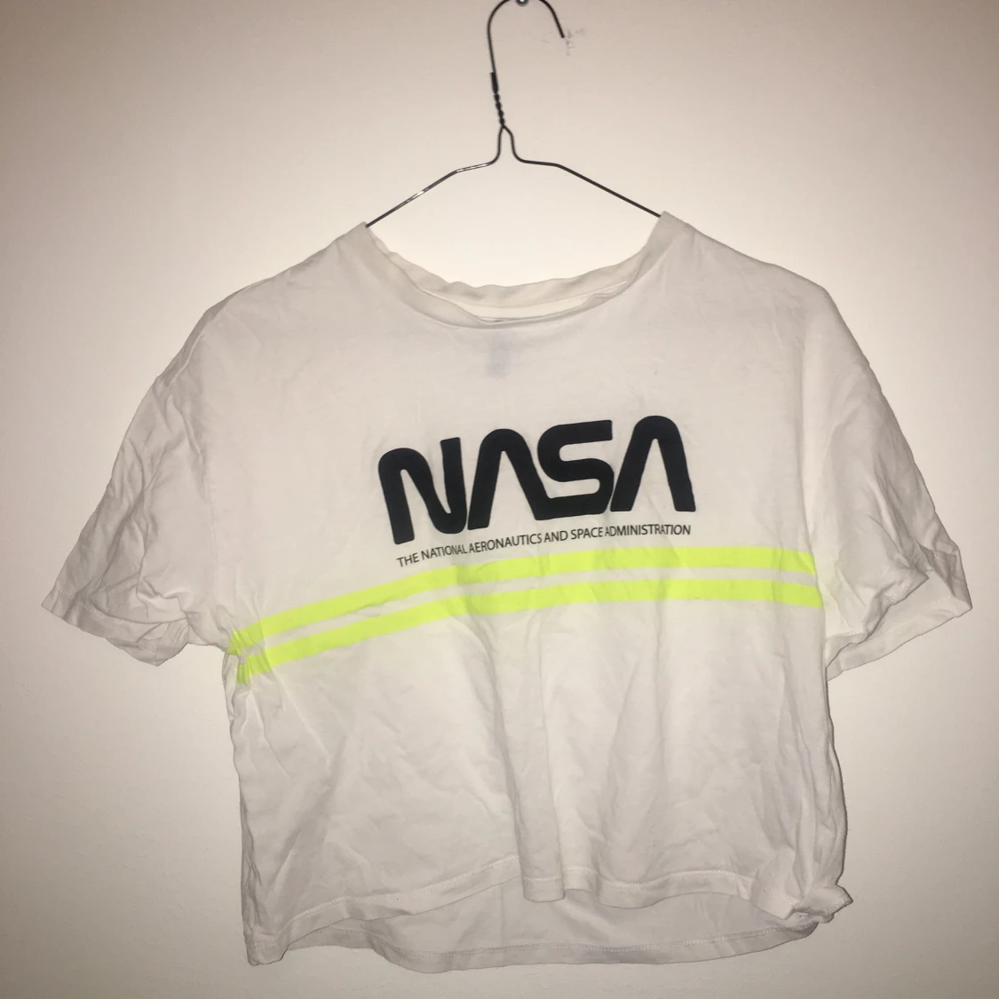 Nasa t-shirt vit