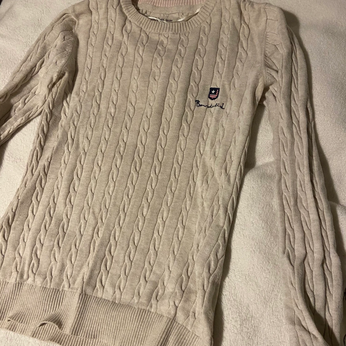 Bondelid kabelstickad tröja - 90