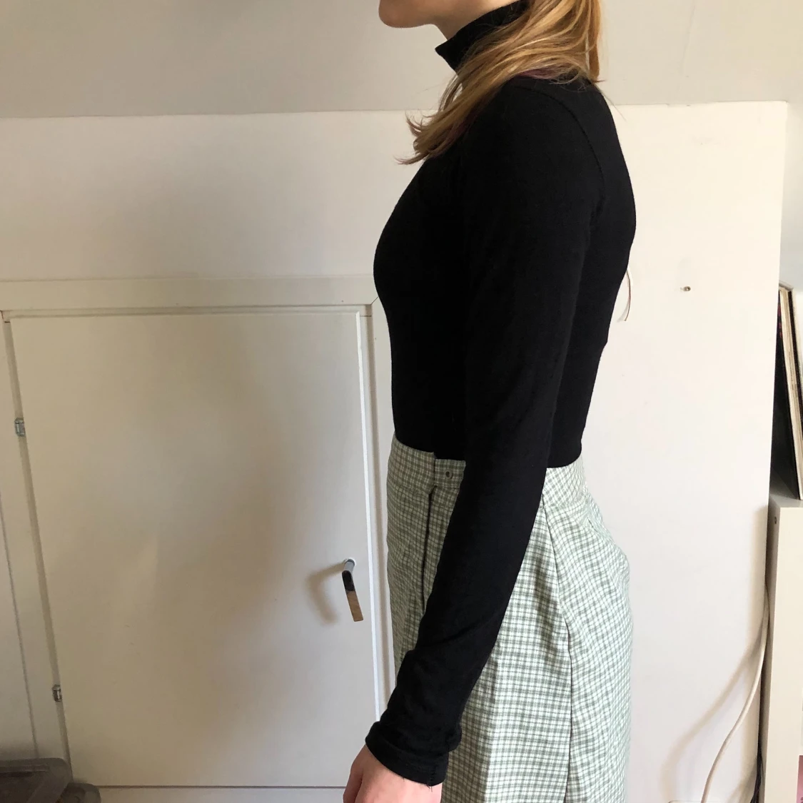 Svart polotröja i body - 91