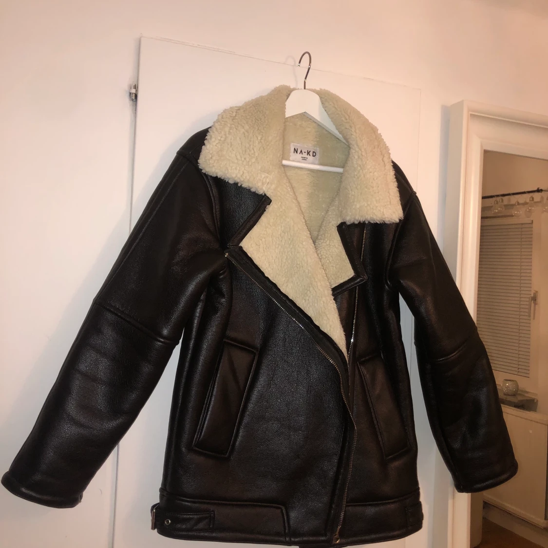 Oversize biker jacket från na-kd