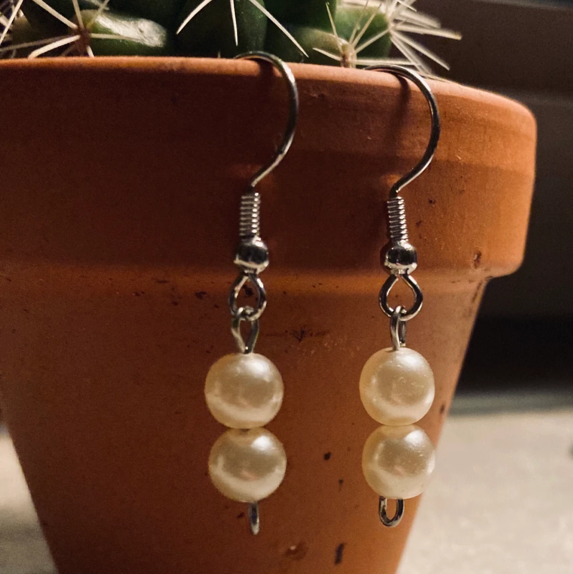 Fint handgjordt pärl smyckes set - 90