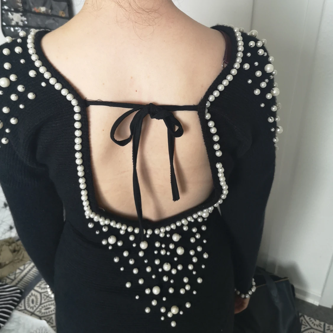 Svart second hand klänning  - 91