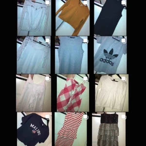  - Säljer detta! Klänningar för både dam och barn, tröjor samt T-shirts för dam, och linnen i barnstorlek. 