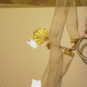 Ljusrosa choker snäcka - Reglerbar storlek ljusrosa choker med fint skimrande snäckskal i resin