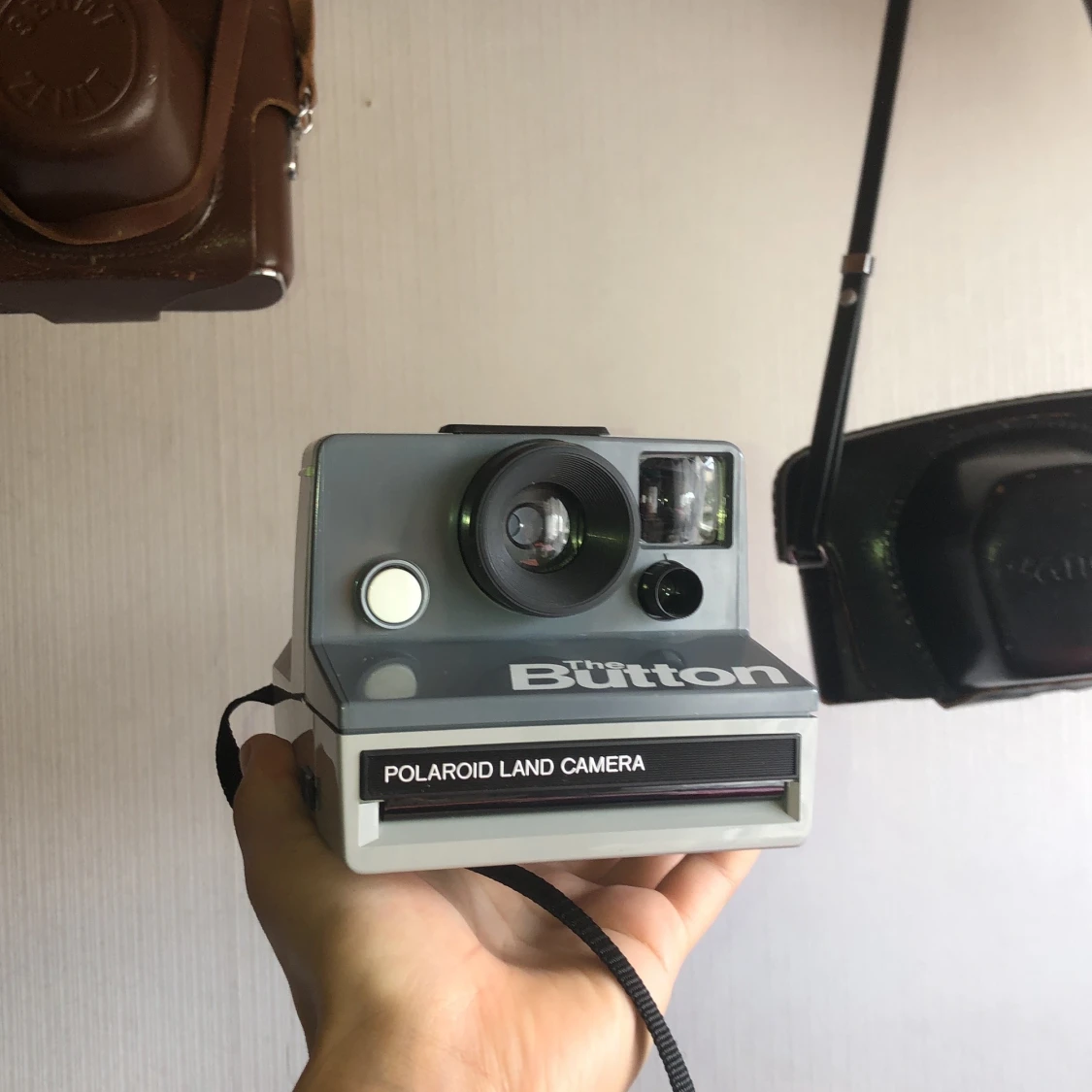 Polaroid kamera ”the button” 