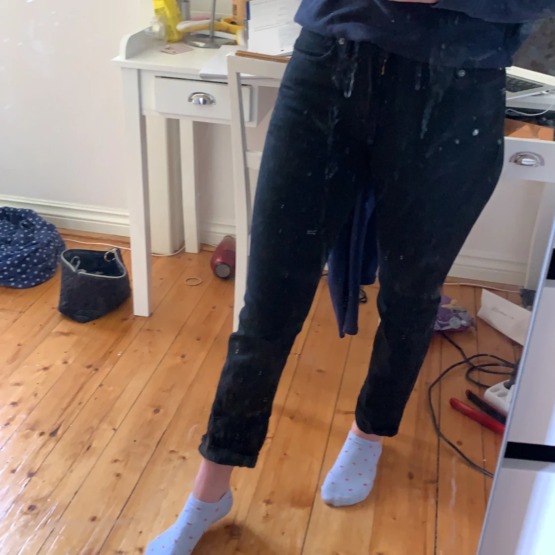 Levis jeans svarta  - 90