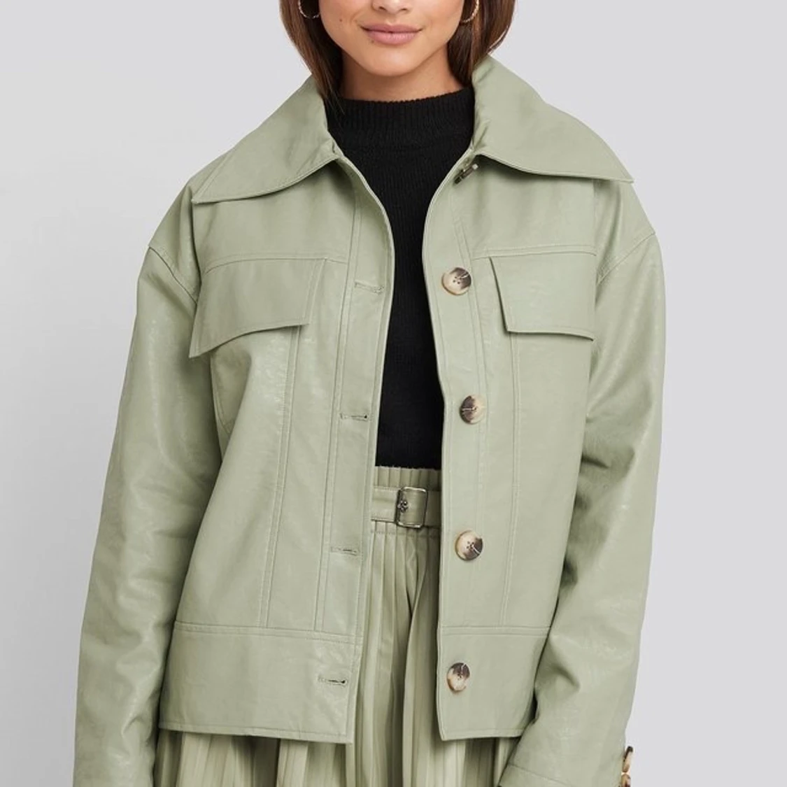 Grön vårjacka - 91